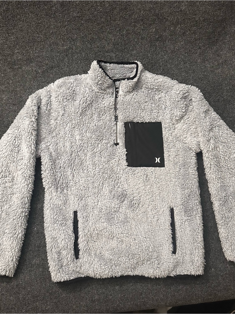 Hurley Quarter zip sherpa